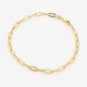 9ct Gold Paper Chain Bracelet - Image 1 - please select to enlarge image