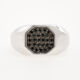 Sterling Silver Rhodium Plated Embellished Ring - Image 3 - please select to enlarge image