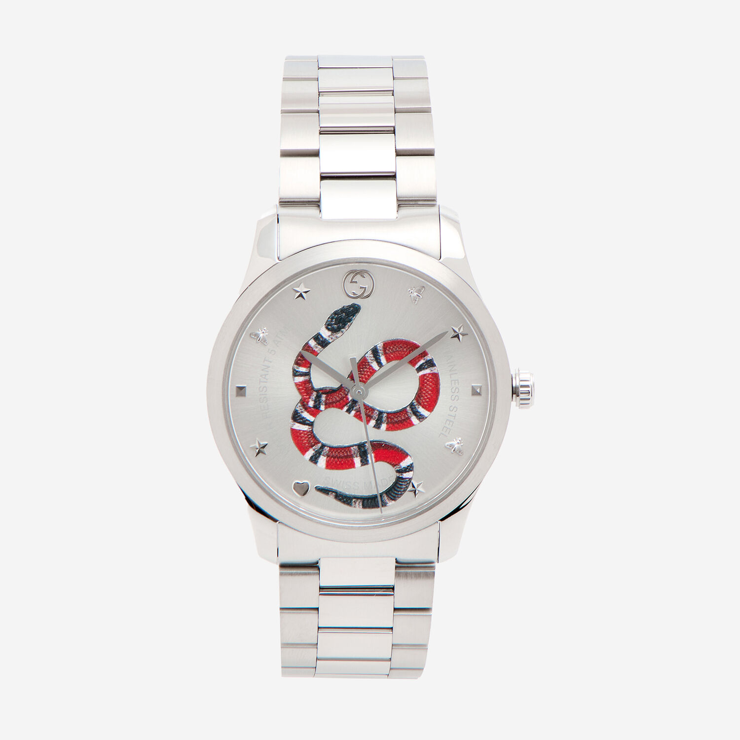 King Snake Gucci Silver Snake Watch Gucci G-Timeless Kingsnake
