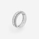 Silver Tone Cubic Zirconia Ring - Image 1 - please select to enlarge image