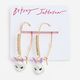 Gold Tone Bunny Drop Earrings - Image 3 - please select to enlarge image