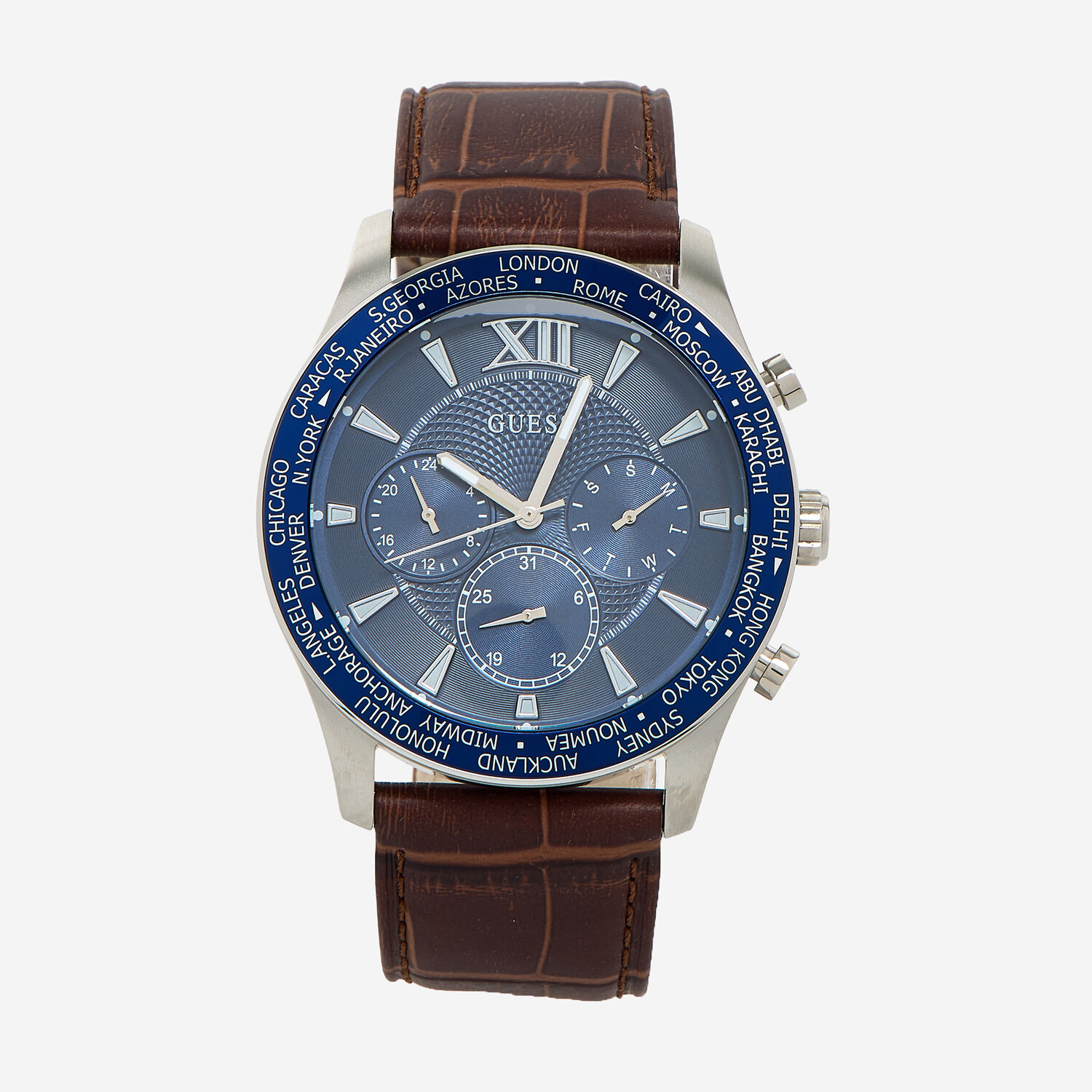 Chronograph Tycoon Watch Brown Leather Tycoon Chronograph Watch