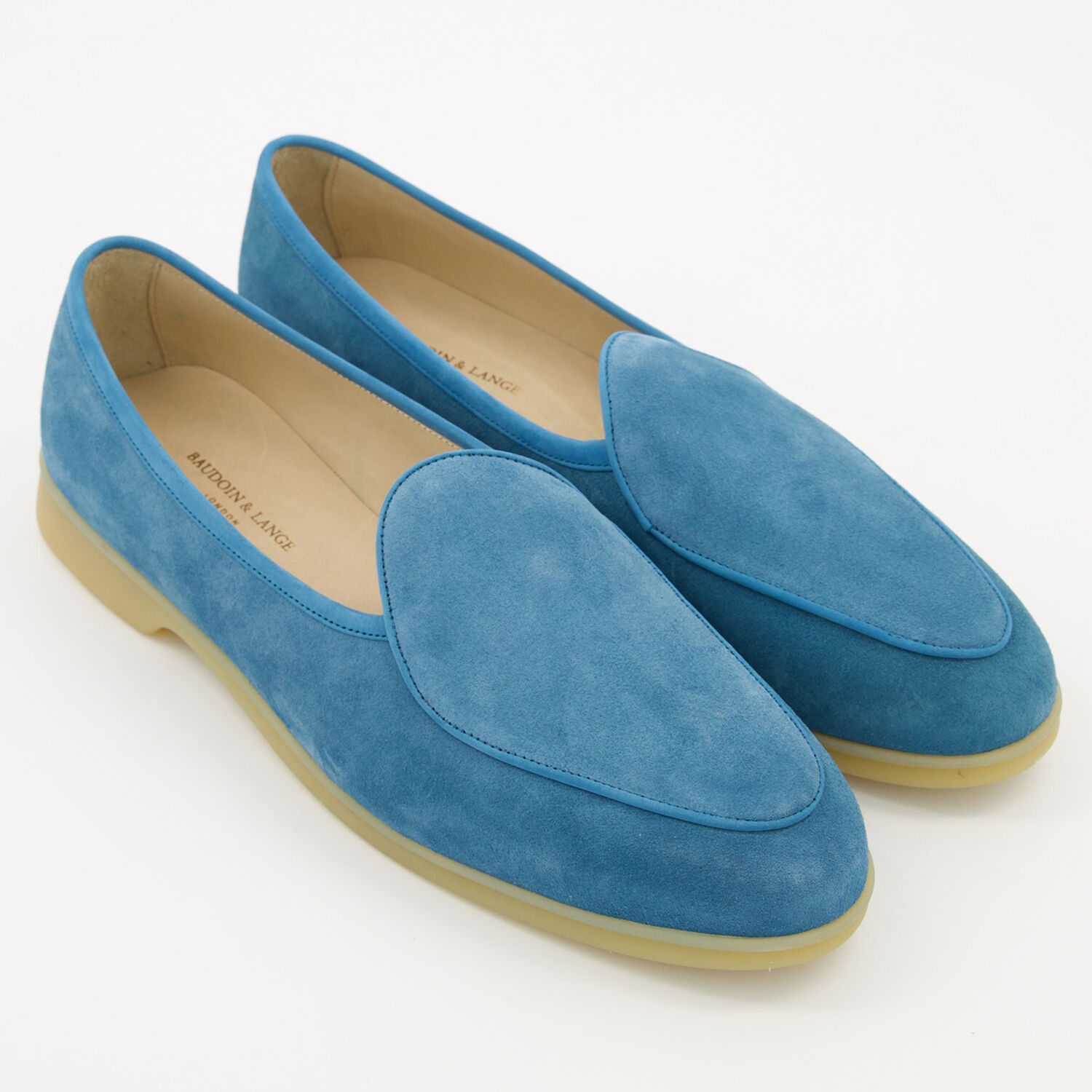 Turquoise Suede Sagan Stride Loafers - TK Maxx UK