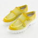 Yellow Leather Chunky Monk Shoes - Image 3 - please select to enlarge image