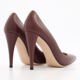 Burgundy Leather Scarlet Court Heels - Image 2 - please select to enlarge image