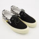 Black Checker Slip On Trainers - Image 1 - please select to enlarge image