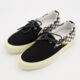 Black Checker Slip On Trainers - Image 3 - please select to enlarge image