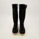 Black Suede Cantori Chunky Stud Long Boots - Image 2 - please select to enlarge image