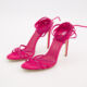 Pink Suede Crystal Holly Nicole Heels - Image 3 - please select to enlarge image