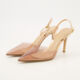 Rose Gold Tone Ribbon Heels - Image 3 - please select to enlarge image