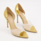 Gold Tone Bree Dorsay 105 Court Heels - Image 1 - please select to enlarge image