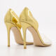 Gold Tone Bree Dorsay 105 Court Heels - Image 2 - please select to enlarge image
