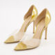 Gold Tone Bree Dorsay 105 Court Heels - Image 3 - please select to enlarge image