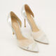Silver Tone Bree Dorsay 105 Court Heels - Image 1 - please select to enlarge image