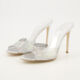 Silver Tone Iridescent Holly Stiletto Mules - Image 3 - please select to enlarge image