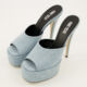 Blue Denim Marina Mule Sandals - Image 3 - please select to enlarge image