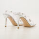 Silver Tone Crystal Fever Sandals - Image 2 - please select to enlarge image