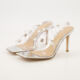 Silver Tone Crystal Fever Sandals - Image 3 - please select to enlarge image