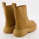 Brown Leather Short Ankle Boots - Image 2 - please select to enlarge image