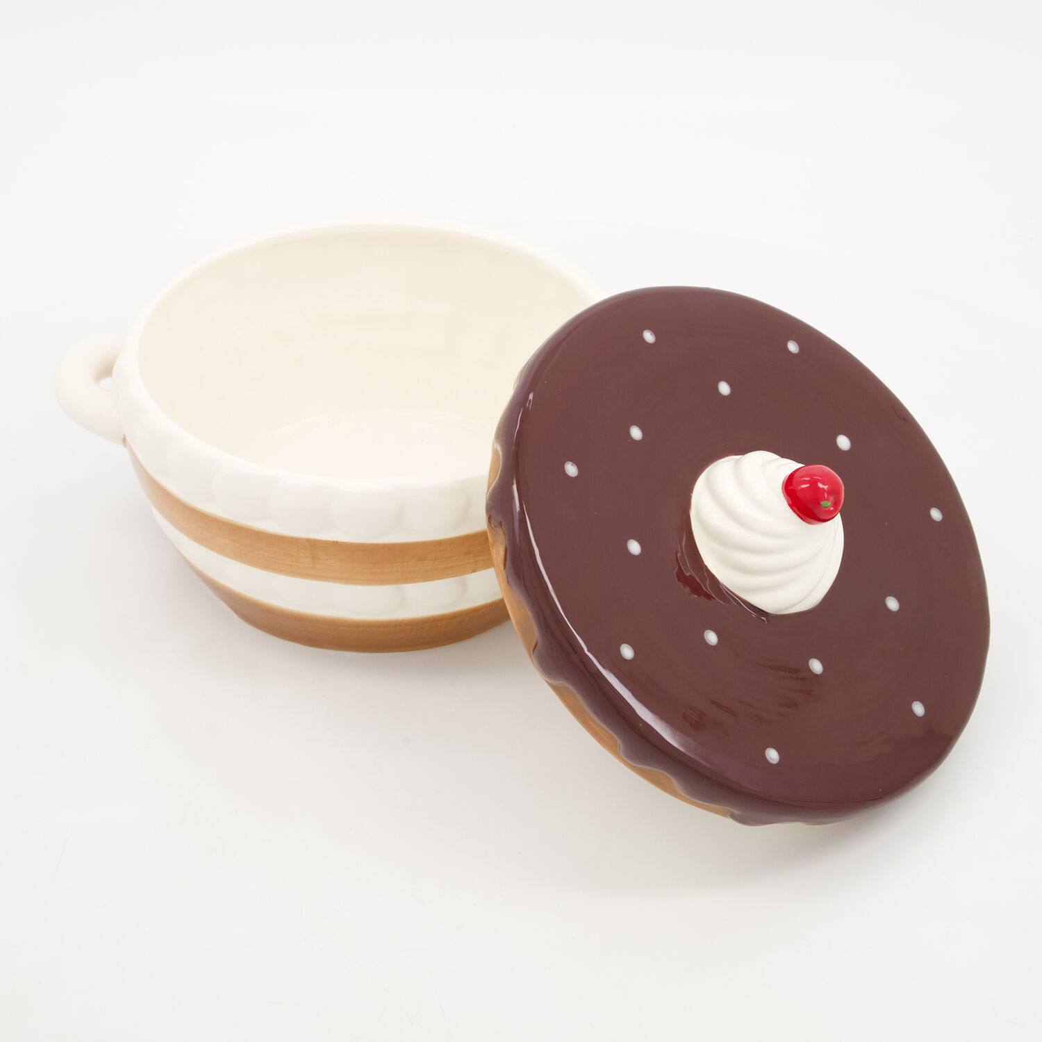 26x21cm Stoneware Cake Casserole with Lid