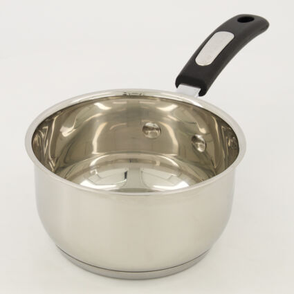 14cm Stainless Steel Milk Pan - Image 1 - please select to enlarge image