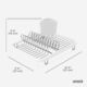 White Sinkin Drying Rack 27x37cm - Image 3 - please select to enlarge image