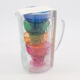 Five Piece Multicoloured Pitcher & Glasses Set - Image 1 - please select to enlarge image