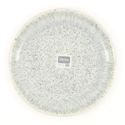 Grey Speckled Coupe Dinner Plate 26x26cm - Image 1 - please select to enlarge image