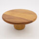 Acacia Wood Cake Stand 12x28cm - Image 1 - please select to enlarge image