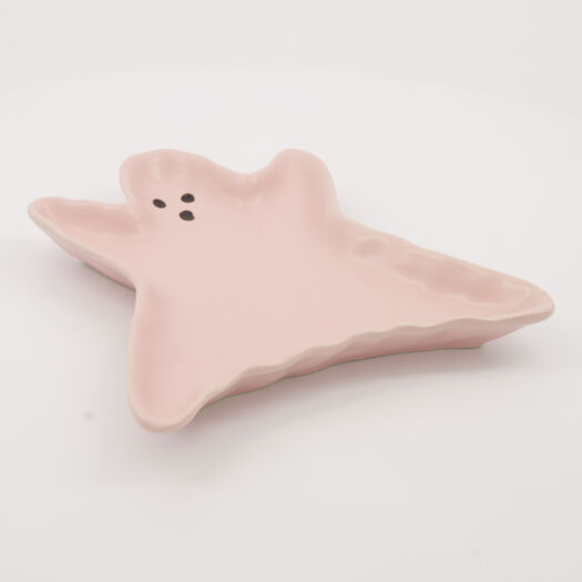 Pink Ghost Platter 27x23cm - Image 1 - please select to enlarge image