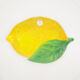 Yellow Melamine Lemon Platter 44x30cm - Image 2 - please select to enlarge image