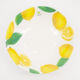 White & Yellow Lemon Melamine Serving Bowl 9x30cm - Image 2 - please select to enlarge image