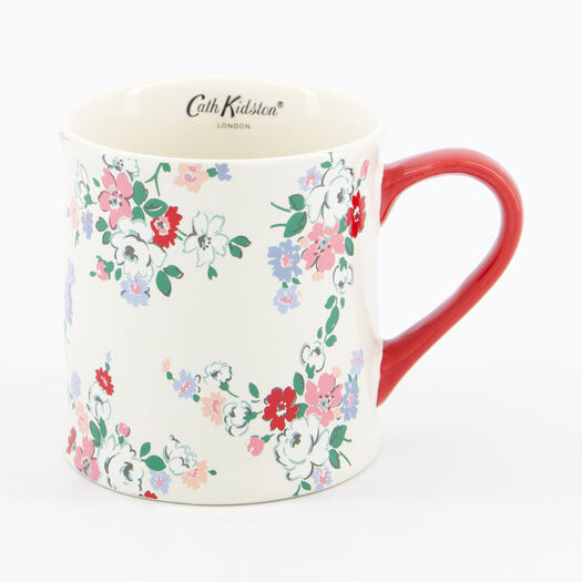 Cream Clifton Rose Stoneware Mollie Mug 9x9cm - Image 1 - please select to enlarge image