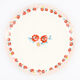 Pink Floral Stoneware Dinner Plate 27x27cm - Image 2 - please select to enlarge image