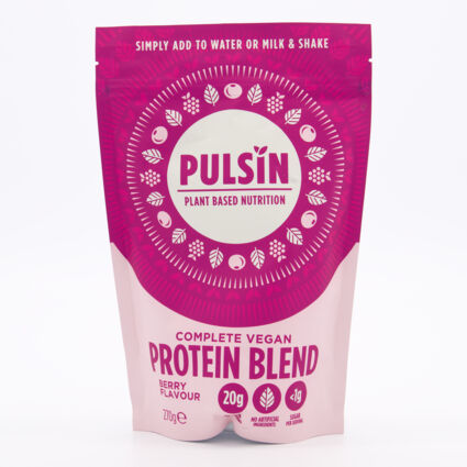 Berry Flavour Vegan Protein Powder 250g - Image 1 - please select to enlarge image