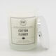 Cotton Flower Candle 434g  - Image 1 - please select to enlarge image