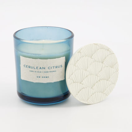 Cerulean Citrus Scented Candle 244g - Image 1 - please select to enlarge image