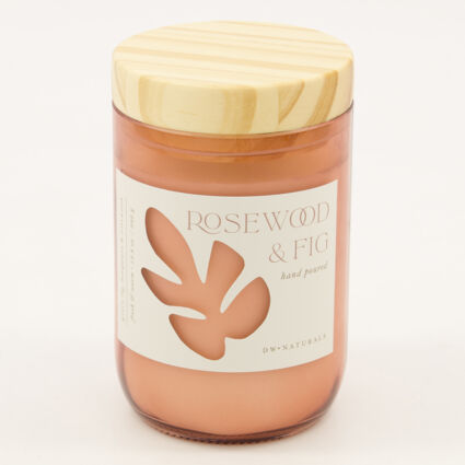 Rosewood & Fig Scented Candle 392g - Image 1 - please select to enlarge image