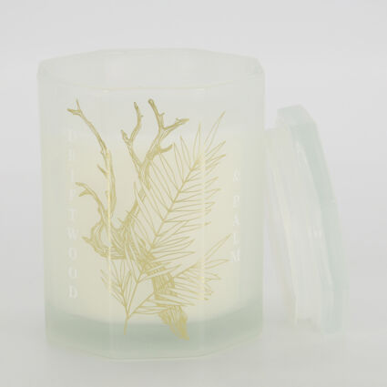 Driftwood & Palm Scented Candle 320g - Image 1 - please select to enlarge image