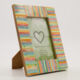 Multicolour Inlaid Photo Frame 4x6in  - Image 1 - please select to enlarge image