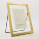 Gold Tone Photo Frame 5x7in - Image 1 - please select to enlarge image