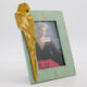 Turquoise Parrot Motif Photo Frame 7x5in  - Image 1 - please select to enlarge image