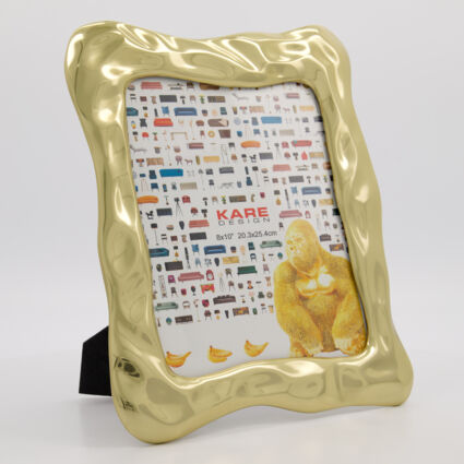 Gold Tone Photo Frame 8x10in  - Image 1 - please select to enlarge image