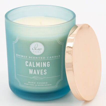 Calming Waves Scented Candle 258g - Image 1 - please select to enlarge image