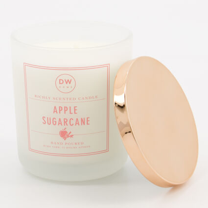 Apple Sugarcane Scented Candle 264g - Image 1 - please select to enlarge image