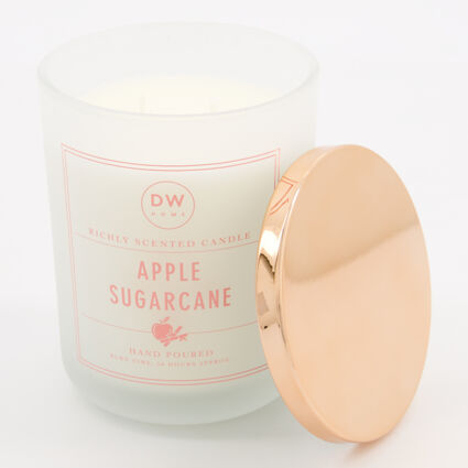 Apple Sugarcane Scented Candle 434g - Image 1 - please select to enlarge image