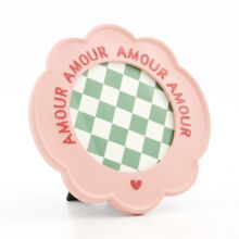 Pink Amour Petal Shaped Photo Frame