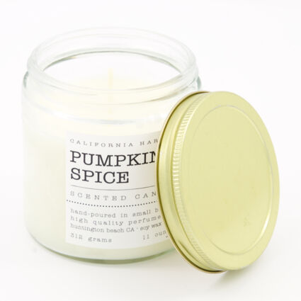 Pumpkin & Spice Scented Candle 312g - Image 1 - please select to enlarge image