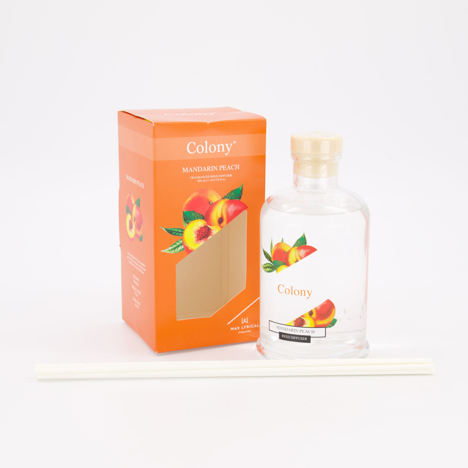 Mandarin Peach Reed Diffuser 500ml - TK Maxx UK