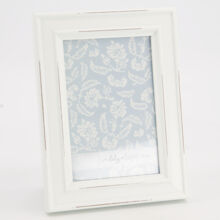 White Wood Photo Frame 4x6in